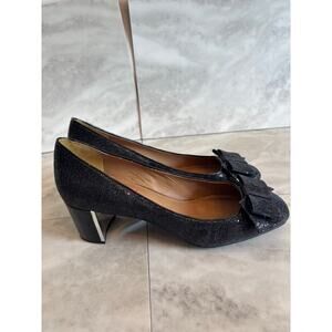 Heels Isaac Mizrahi New York Black Designer Glitter Vivian 2 Pump Heel Womens 10